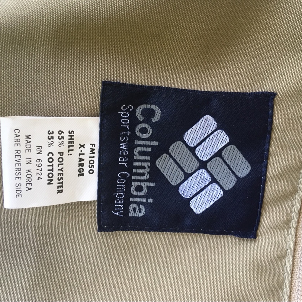 Columbia Men hiking/hunting short vest size XL - Picture 2 of 8